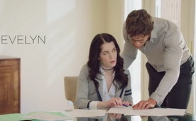 Pale Skin Student Destroying Pussy by Teacher's Big Cock